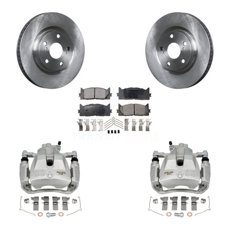 Front Disc Brake Caliper Rotor Semi-Metallic Pad Kit For Toyota Camry Lexus ES350 Avalon KC8-100248P