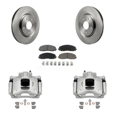 Front Disc Brake Caliper Rotors And Ceramic Pads Kit For Volkswagen Routan Ram C/V KC8-100256C