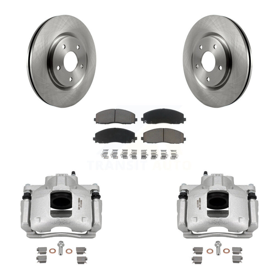 Front Disc Brake Caliper Rotors And Ceramic Pads Kit For Volkswagen Routan Ram C/V KC8-100256C