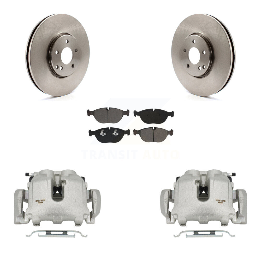 Front Brake Caliper Rotors Semi-Metallic Pad Kit For 2006 Mercedes-Benz E500 To 10 24 05 KC8-100262S