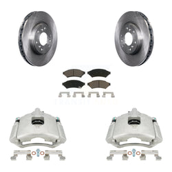 Front Disc Brake Caliper Rotors And Ceramic Pads Kit For Chevrolet Uplander Buick Terraza Pontiac Montana Saturn Relay KC8-100267C