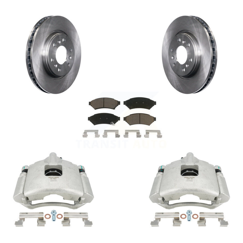 Front Disc Brake Caliper Rotors And Ceramic Pads Kit For Chevrolet Uplander Buick Terraza Pontiac Montana Saturn Relay KC8-100267C