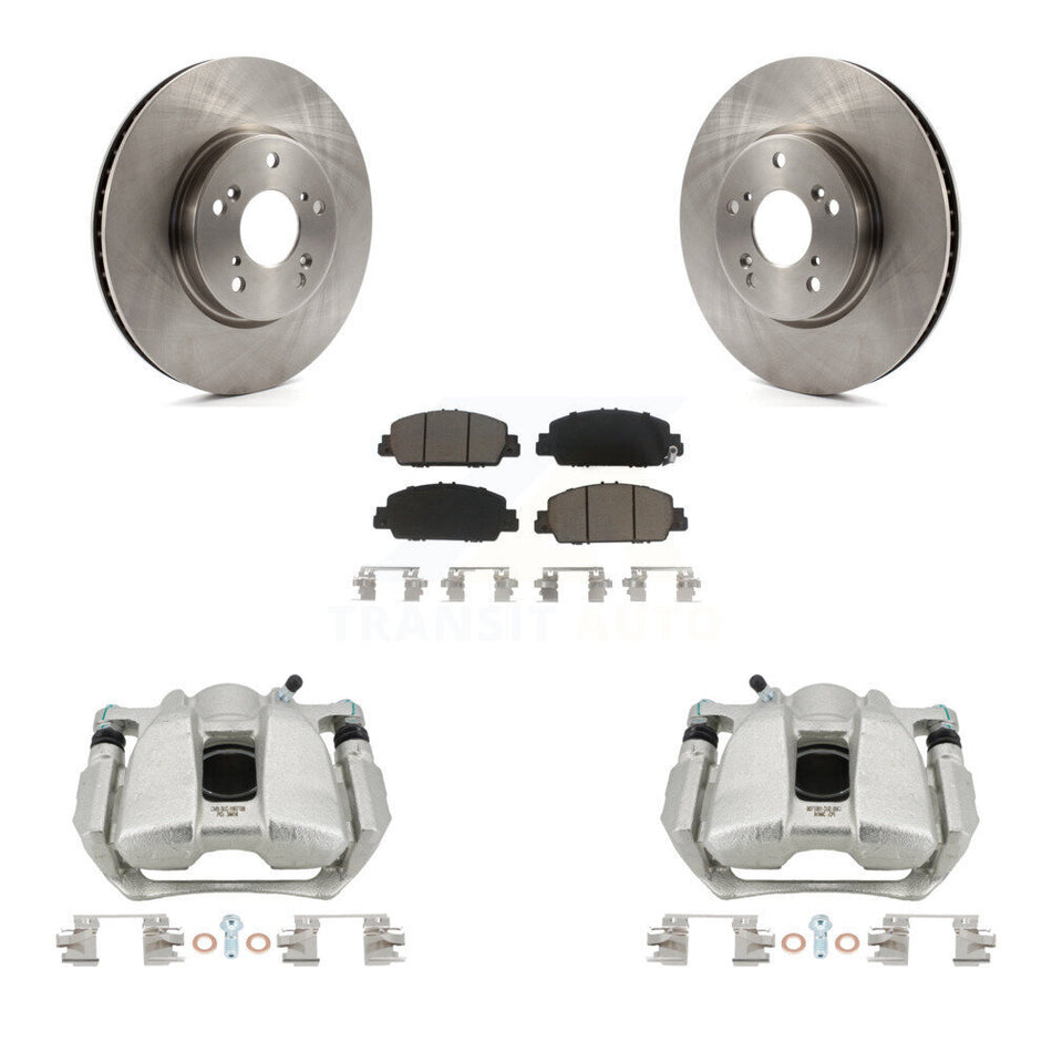 Front Disc Brake Caliper Rotors And Ceramic Pads Kit For Honda Accord KC8-100280C