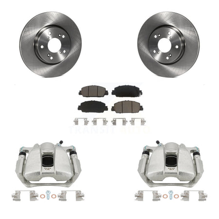 Front Disc Brake Caliper Rotors And Ceramic Pads Kit For Honda HR-V Accord KC8-100281C