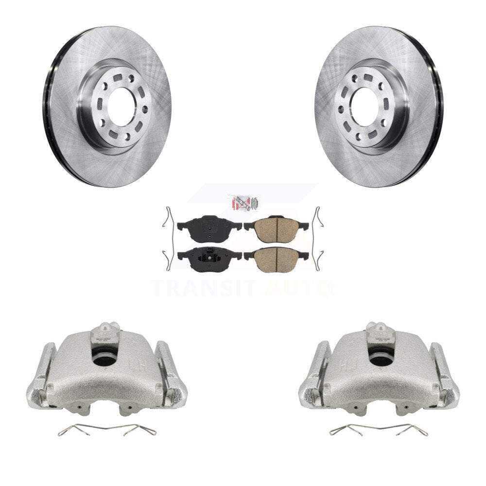 Front Disc Brake Caliper Rotors And Ceramic Pads Kit For Mazda 3 5 Sport KC8-100283N