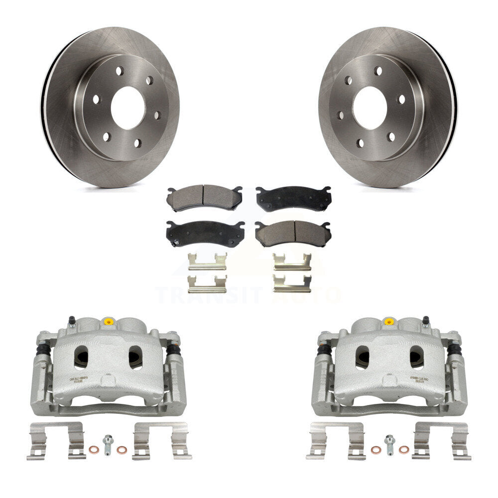 Front Disc Brake Caliper Rotors And Semi-Metallic Pads Kit For Chevrolet Silverado 1500 KC8-100301P