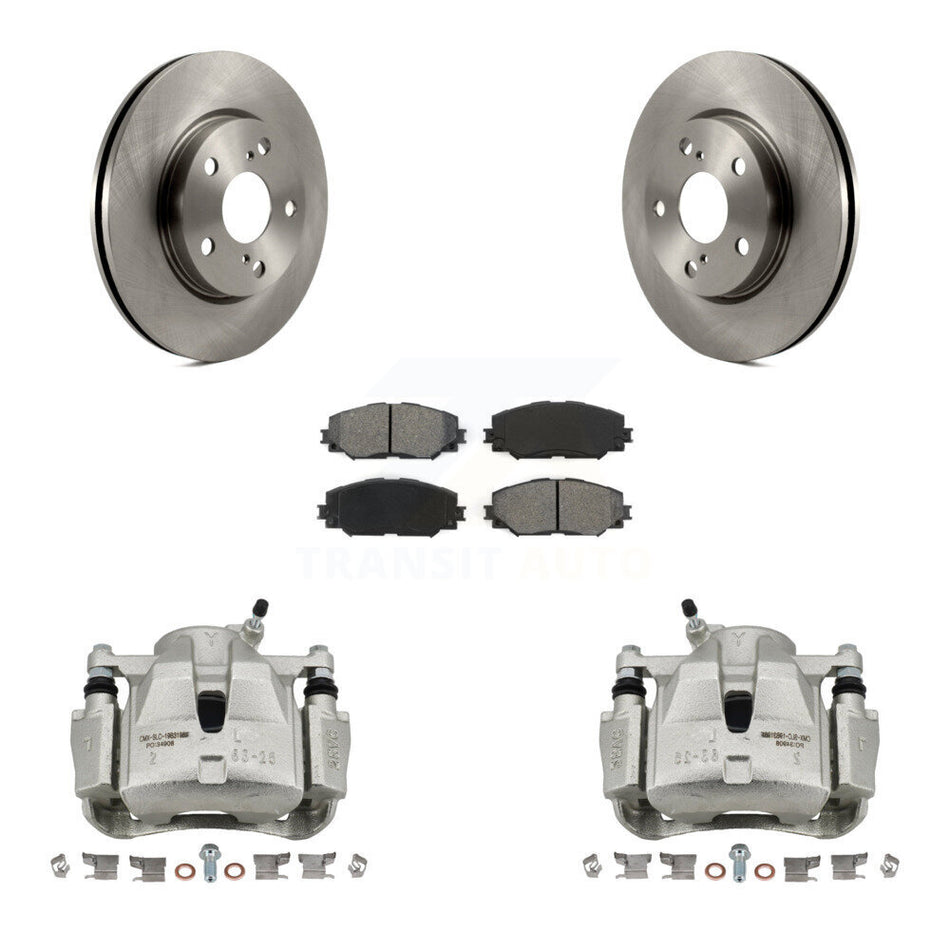 Front Disc Brake Caliper Rotors And Semi-Metallic Pads Kit For Toyota RAV4 Scion xB Prius V Lexus HS250h KC8-100303S