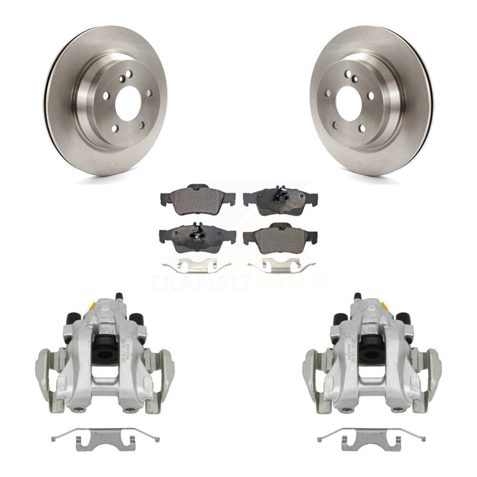 Rear Brake Caliper Rotors Ceramic Pad Kit For Mercedes-Benz E350 E500 E320 CLS550 CLS500 KC8-100311T