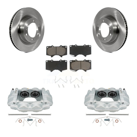 Front Disc Brake Caliper Rotors And Ceramic Pads Kit For Toyota 4Runner Lexus GX460 KC8-100315C by Transit Auto