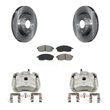 Front Disc Brake Caliper Rotors And Semi-Metallic Pads Kit For Nissan Altima KC8-100316S