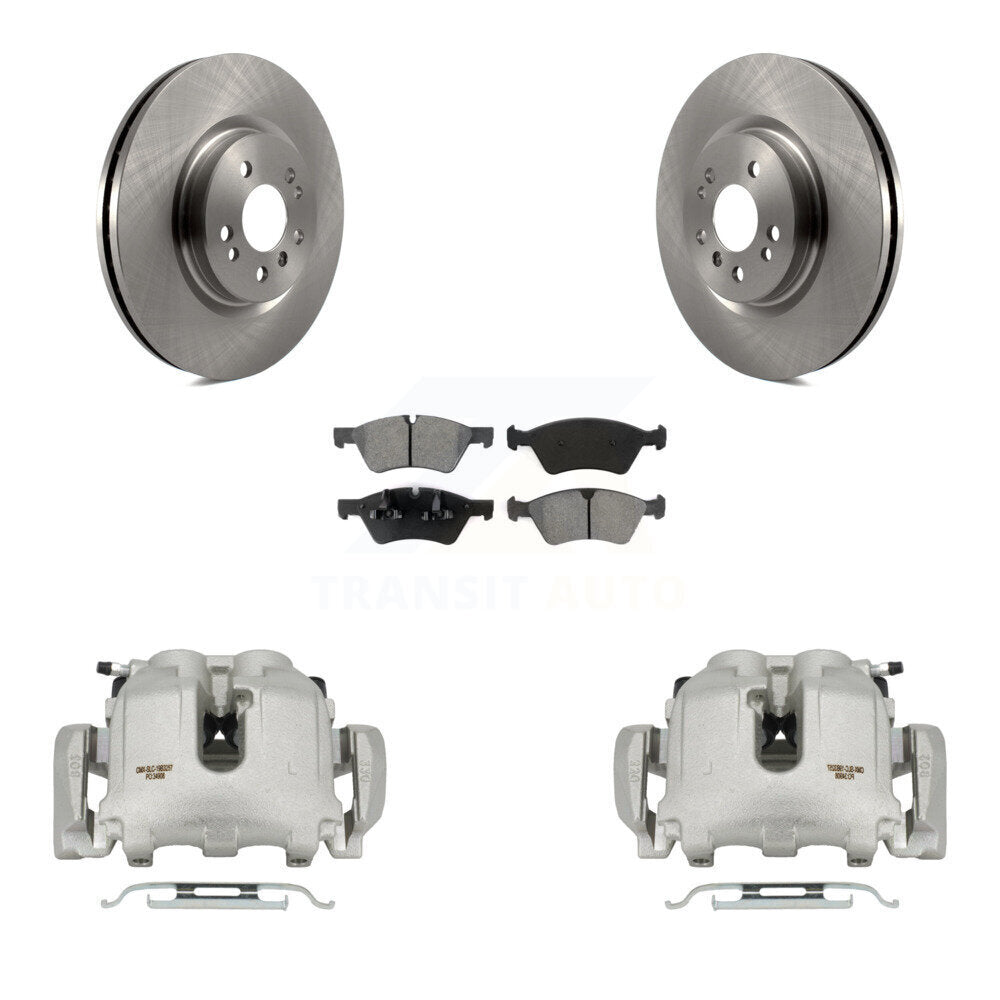 Front Brake Caliper Rotors Semi-Metallic Pad Kit For Mercedes-Benz ML350 R350 ML500 R320 KC8-100322S