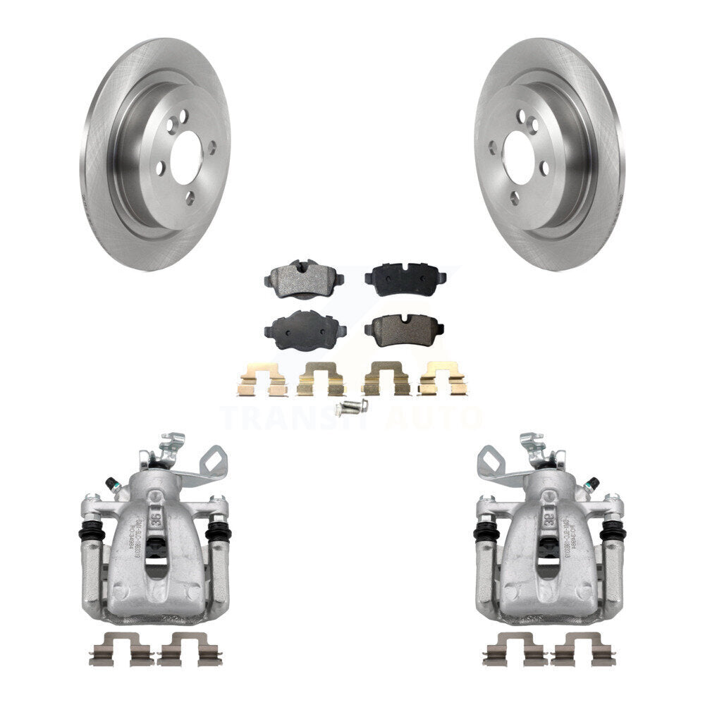 Rear Disc Brake Caliper Rotors And Ceramic Pads Kit For Mini Cooper KC8-100326T