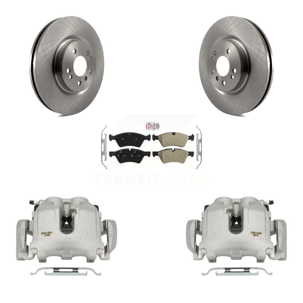 Front Brake Caliper Rotors Semi-Metallic Pad Kit For Mercedes-Benz ML350 R350 ML500 R320 KC8-100327N