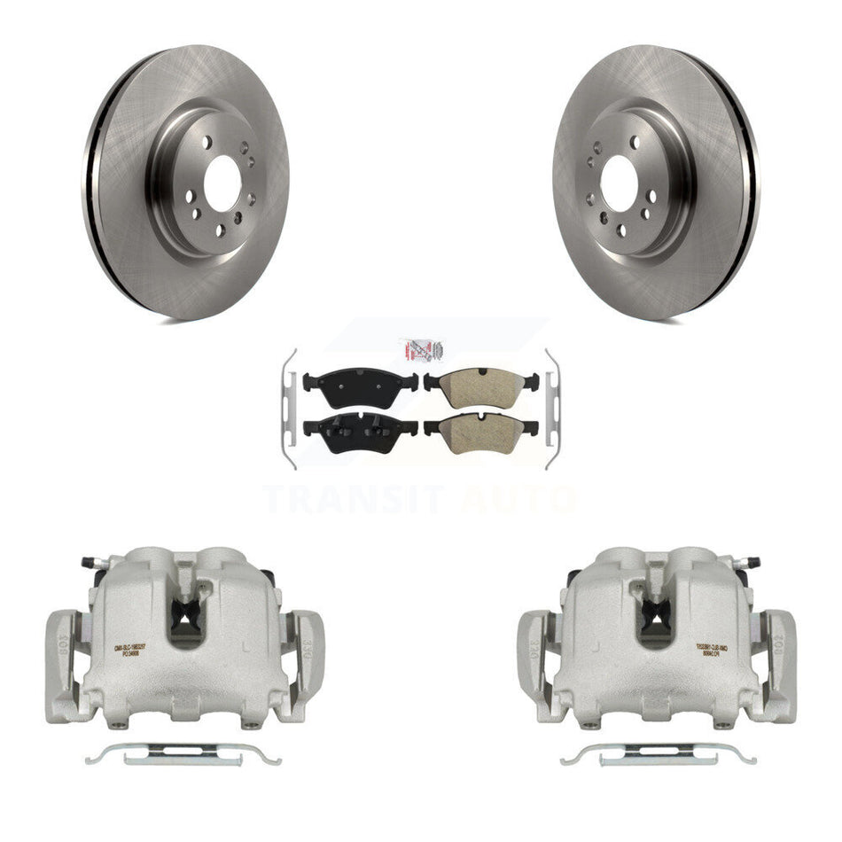 Front Brake Caliper Rotors Semi-Metallic Pad Kit For Mercedes-Benz ML350 R350 ML500 R320 KC8-100327N