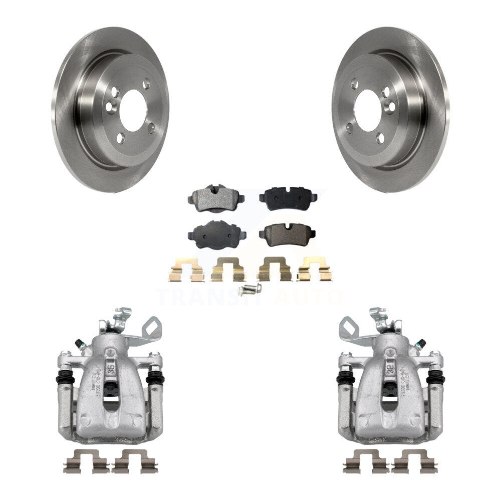 Rear Disc Brake Caliper Rotors And Ceramic Pads Kit For Mini Cooper KC8-100327T