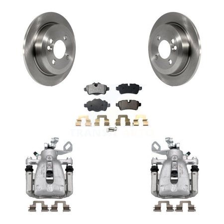 Rear Disc Brake Caliper Rotors And Ceramic Pads Kit For Mini Cooper KC8-100327T