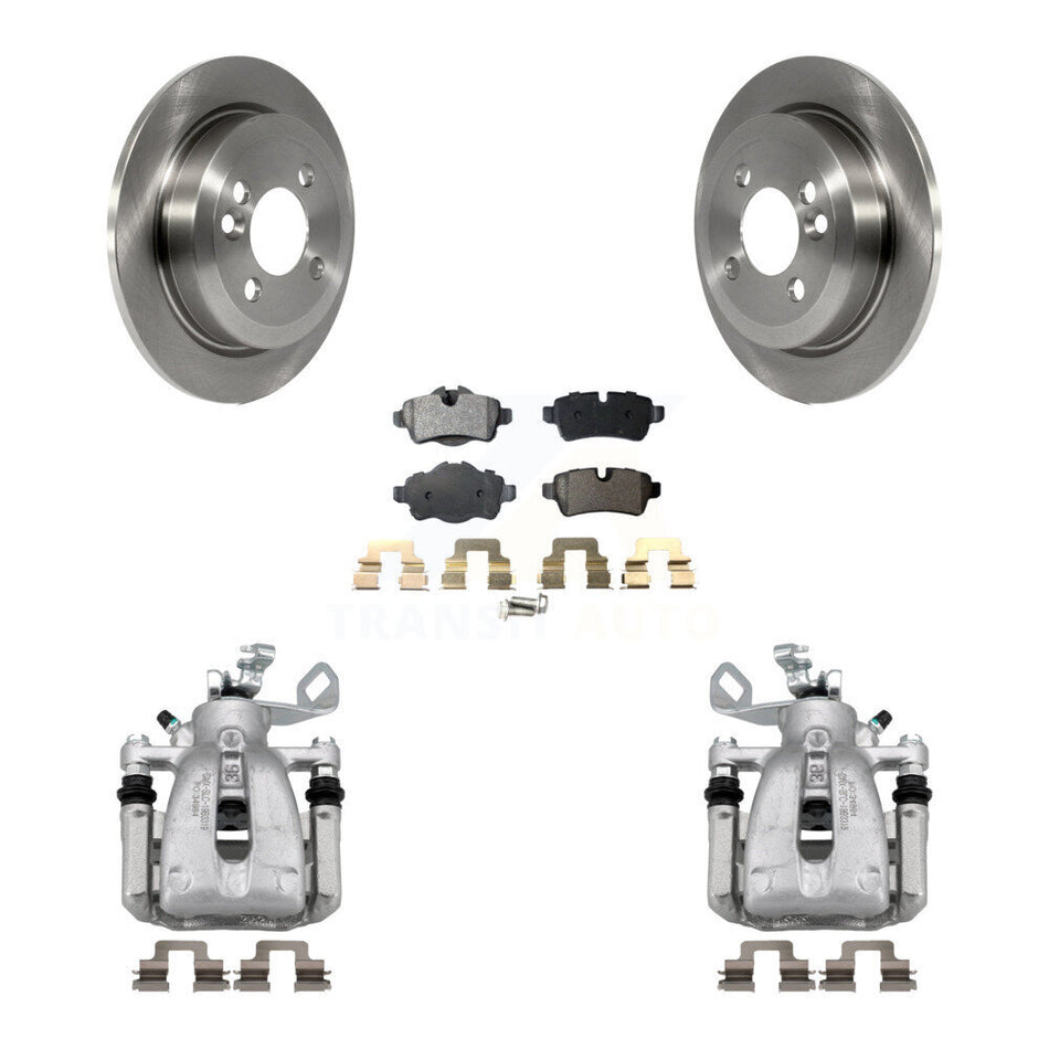 Rear Disc Brake Caliper Rotors And Ceramic Pads Kit For Mini Cooper KC8-100327T