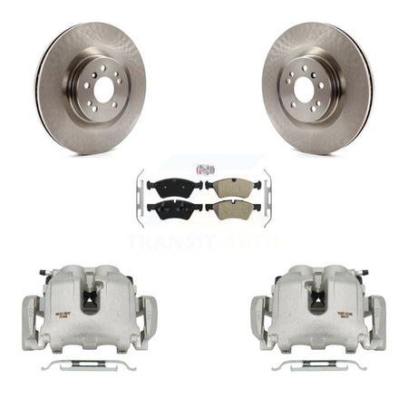Front Disc Brake Caliper Rotors And Semi-Metallic Pads Kit For Mercedes-Benz ML350 R350 KC8-100328N