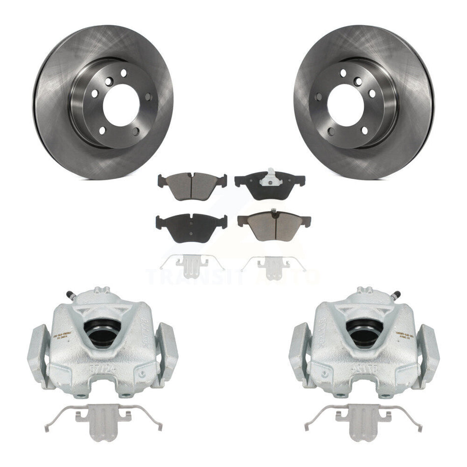 Front Disc Brake Caliper Rotors And Ceramic Pads Kit For BMW 328i 323i KC8-100353C by Transit Auto