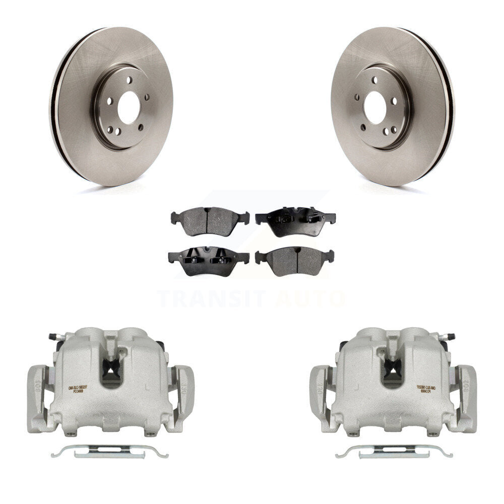 Front Brake Caliper Rotors Ceramic Pad Kit For 2006 Mercedes-Benz E500 AWD From 10 24 05 KC8-100364T