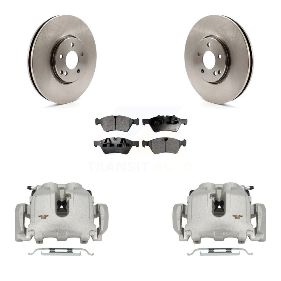 Front Brake Caliper Rotors Ceramic Pad Kit For 2006 Mercedes-Benz E500 AWD From 10 24 05 KC8-100364T