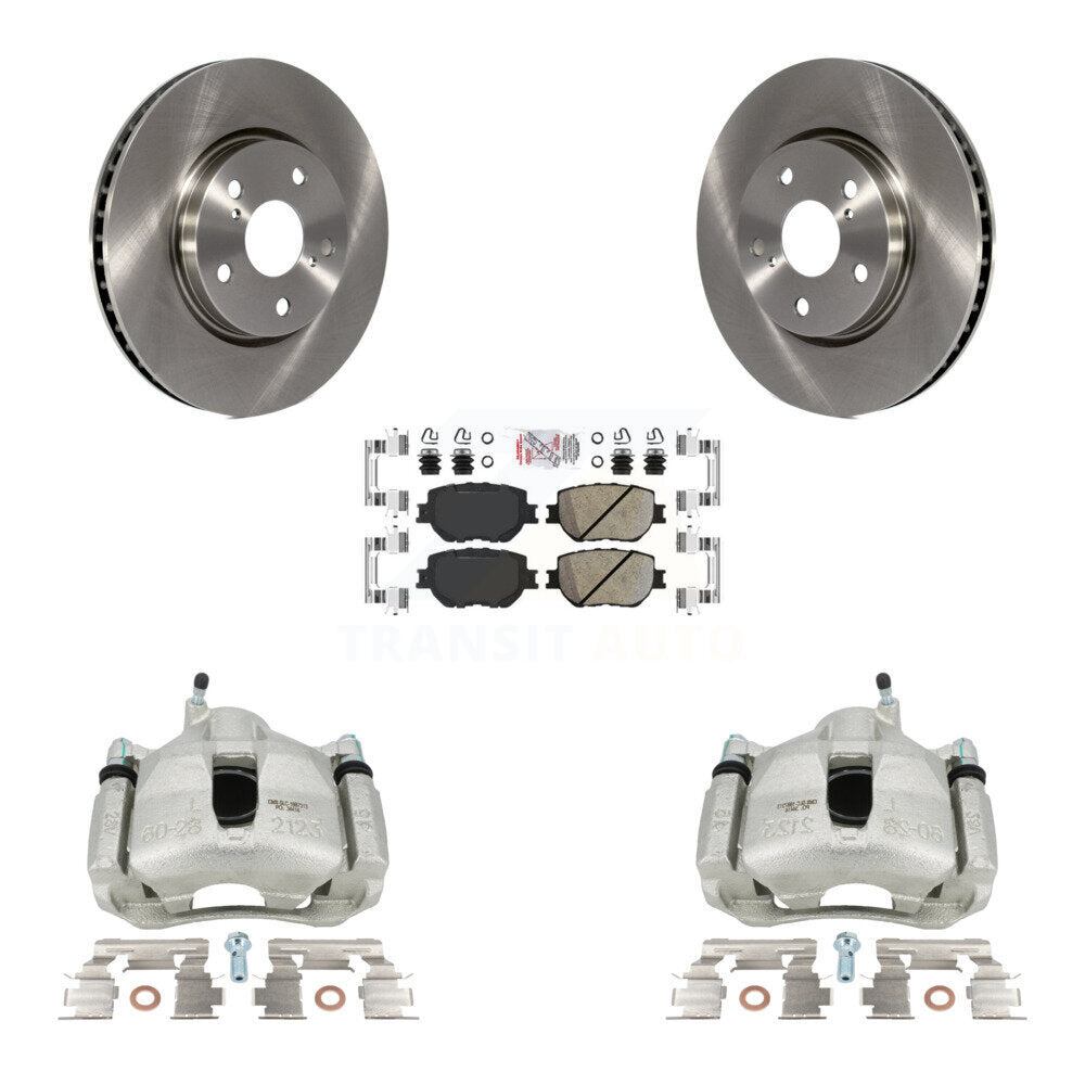 Front Disc Brake Caliper Rotors And Ceramic Pads Kit For Lexus IS250 KC8-100375N