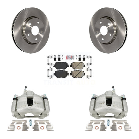 Front Disc Brake Caliper Rotors And Ceramic Pads Kit For Lexus IS250 KC8-100375N