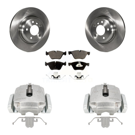 Front Disc Brake Caliper Rotors And Ceramic Pads Kit For BMW 528i xDrive KC8-100385T