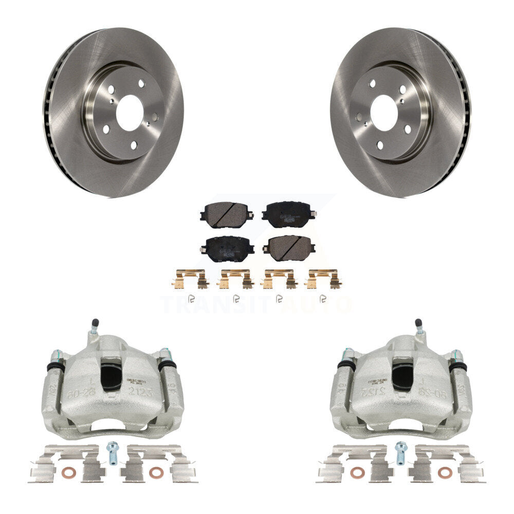 Front Disc Brake Caliper Rotors And Ceramic Pads Kit For Lexus IS250 KC8-100390T