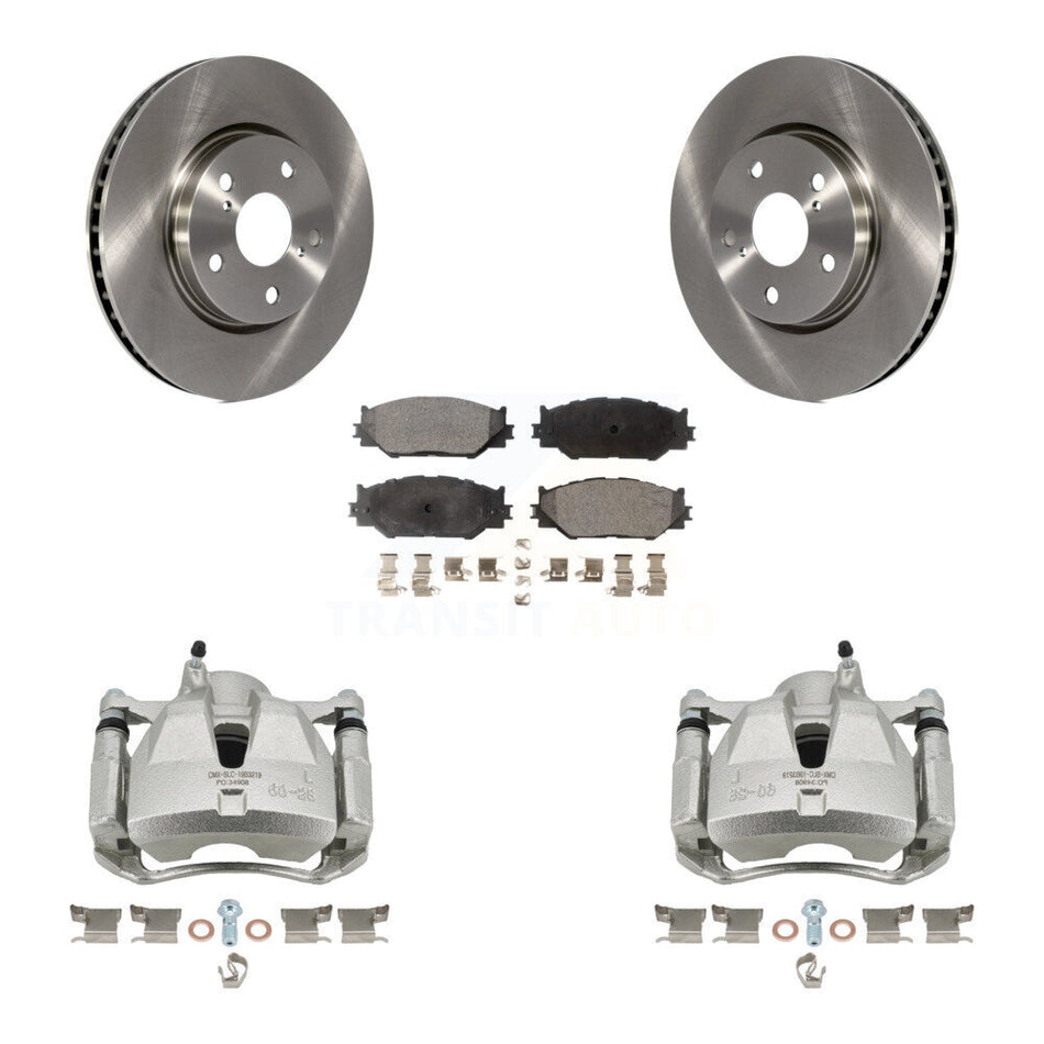 Front Disc Brake Caliper Rotors And Ceramic Pads Kit For Lexus IS250 KC8-100391T