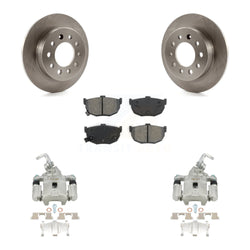 Rear Disc Brake Caliper Rotors And Semi-Metallic Pads Kit For Hyundai Tiburon KC8-100396S