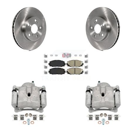Front Disc Brake Caliper Rotor And Ceramic Pad Kit For Toyota Prius Lexus CT200h Plug-In KC8-100400N
