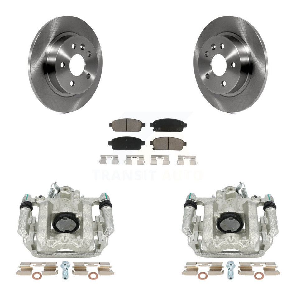 Rear Disc Brake Caliper Rotors And Ceramic Pads Kit For Chevrolet Cruze Limited KC8-100402C
