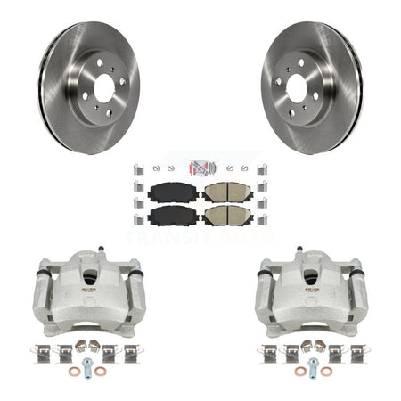 Front Disc Brake Caliper Rotors And Ceramic Pads Kit For Toyota Yaris KC8-100402N