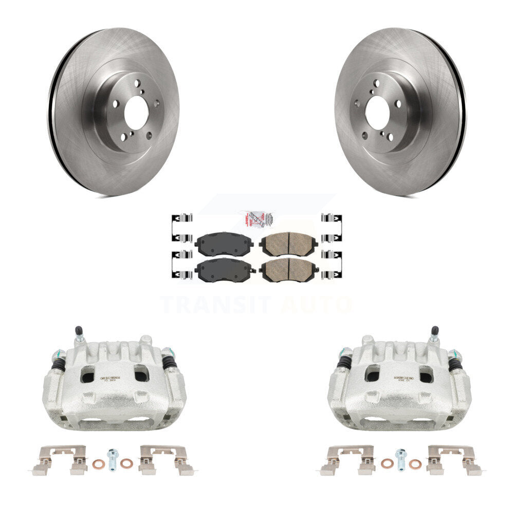 Front Brake Caliper Rotor And Ceramic Pad Kit For Subaru Forester Impreza Outback Legacy KC8-100409N