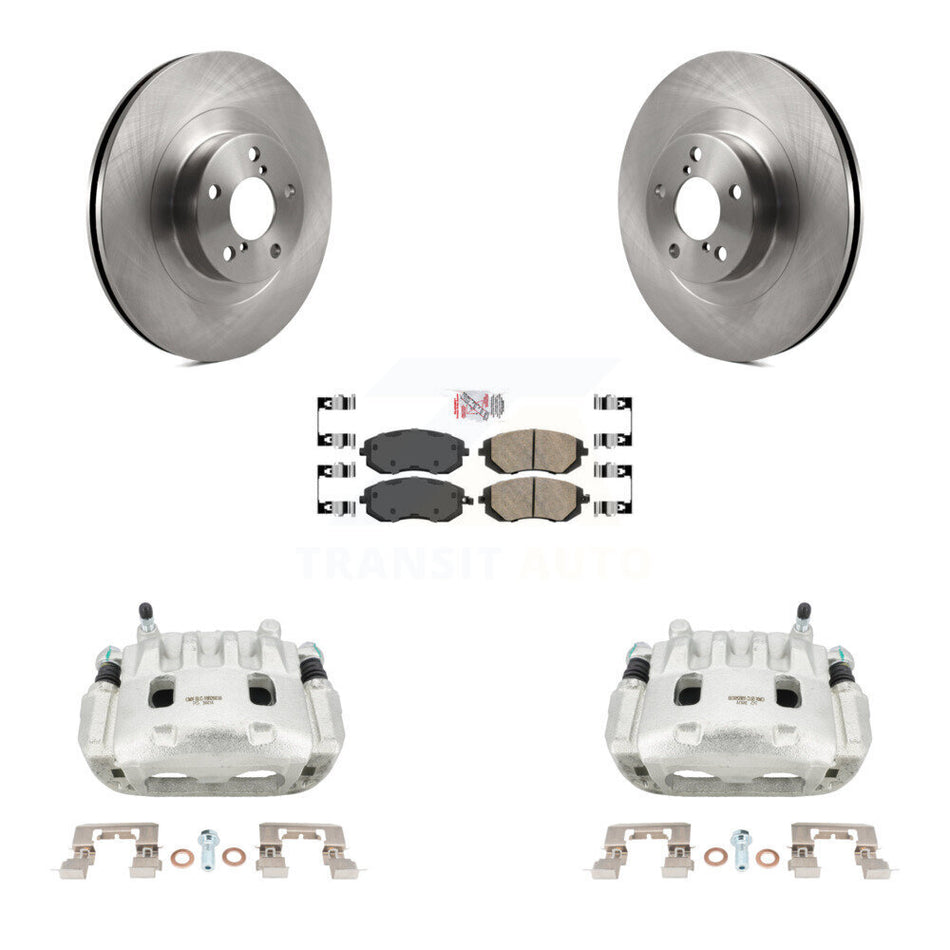 Front Brake Caliper Rotor And Ceramic Pad Kit For Subaru Forester Impreza Outback Legacy KC8-100409N