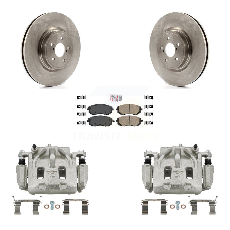 Front Disc Brake Caliper Rotors And Ceramic Pads Kit For Subaru Legacy KC8-100419N