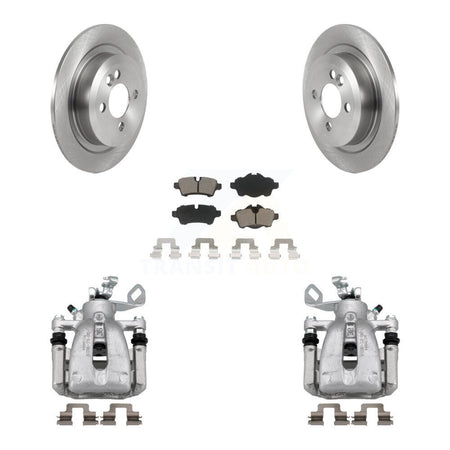 Rear Disc Brake Caliper Rotors And Ceramic Pads Kit For Mini Cooper KC8-100447C