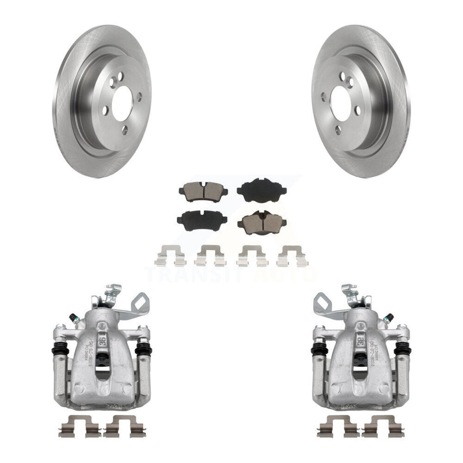 Rear Disc Brake Caliper Rotors And Ceramic Pads Kit For Mini Cooper KC8-100447C