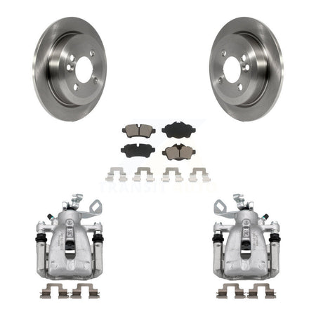 Rear Disc Brake Caliper Rotors And Ceramic Pads Kit For Mini Cooper KC8-100448C