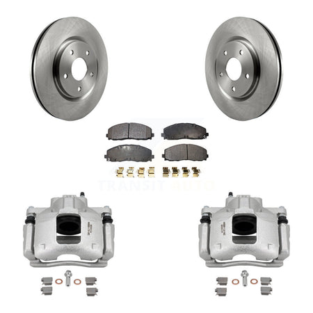 Front Disc Brake Caliper Rotors And Ceramic Pads Kit For Volkswagen Routan Ram C/V KC8-100461T