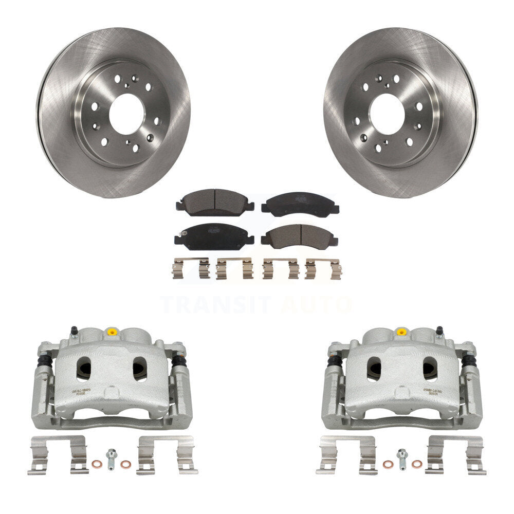 Front Brake Caliper Rotors Ceramic Pad Kit For Chevrolet GMC Silverado 1500 Sierra Tahoe KC8-100466T