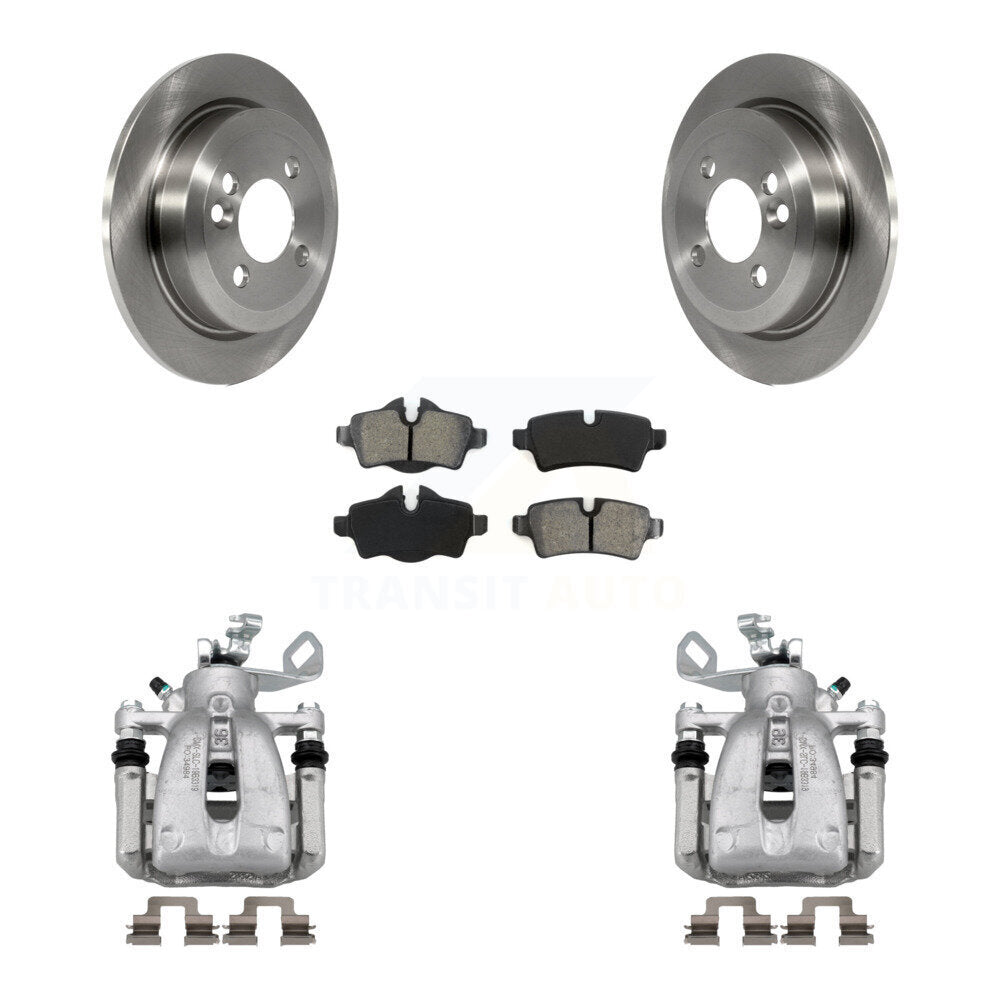 Rear Disc Brake Caliper Rotors And Semi-Metallic Pads Kit For Mini Cooper KC8-100486S