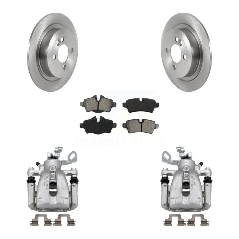 Rear Disc Brake Caliper Rotors And Semi-Metallic Pads Kit For Mini Cooper KC8-100487S