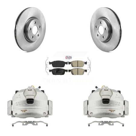 Front Disc Brake Caliper Rotors And Ceramic Pads Kit For Ford Transit Connect KC8-100494N