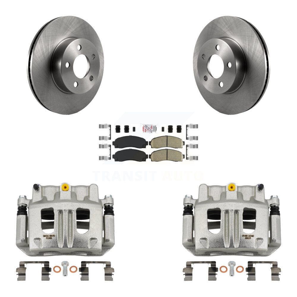 Front Brake Caliper Rotor And Ceramic Pad Kit For Ford Ranger Mazda B4000 Explorer Sport KC8-100497N