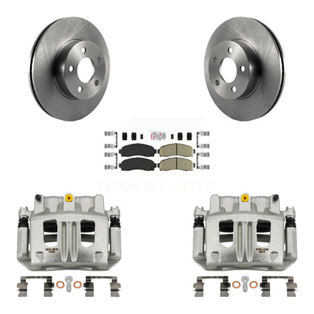 Front Brake Caliper Rotor And Ceramic Pad Kit For Ford Ranger Mazda B4000 Explorer Sport KC8-100497N