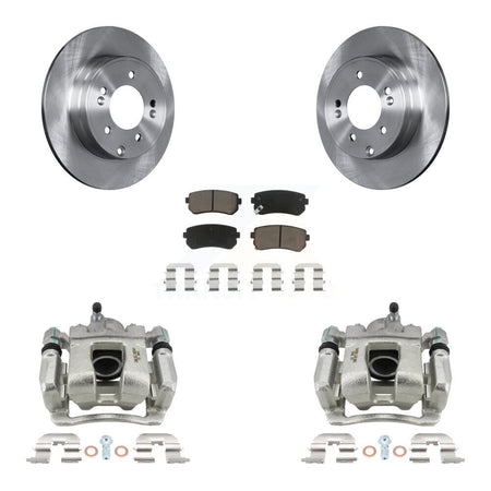 Rear Brake Caliper Rotor & Ceramic Pad Kit For Hyundai Tucson FUEL CELL EV (FCEV) engine KC8-100498C