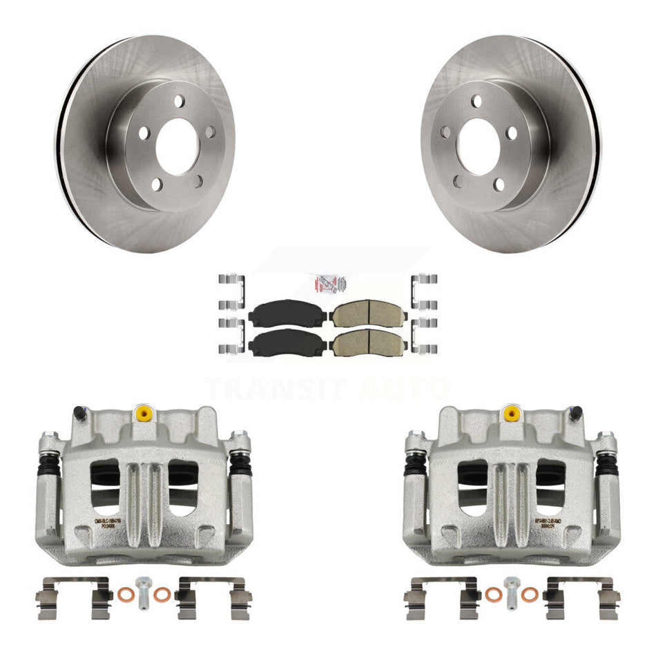 Front Disc Brake Caliper Rotors And Ceramic Pads Kit For Ford Ranger Mazda B4000 4WD KC8-100498N