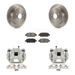 Rear Disc Brake Caliper Rotors And Semi-Metallic Pads Kit For 2009-2013 Suzuki Grand Vitara KC8-100514S